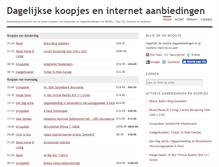 Tablet Screenshot of dagelijksekoopjes.nl